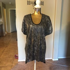 NWOT bcbg sequin blouse